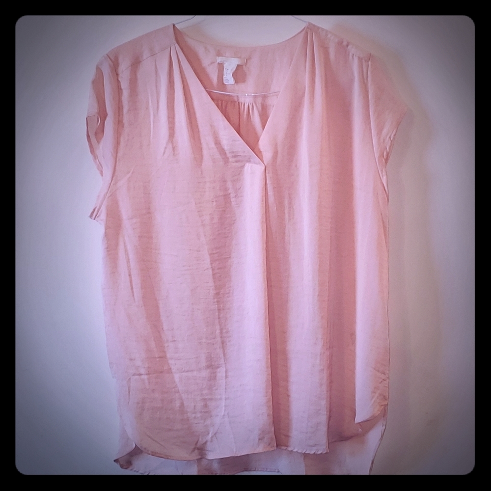 Pink blush blouse